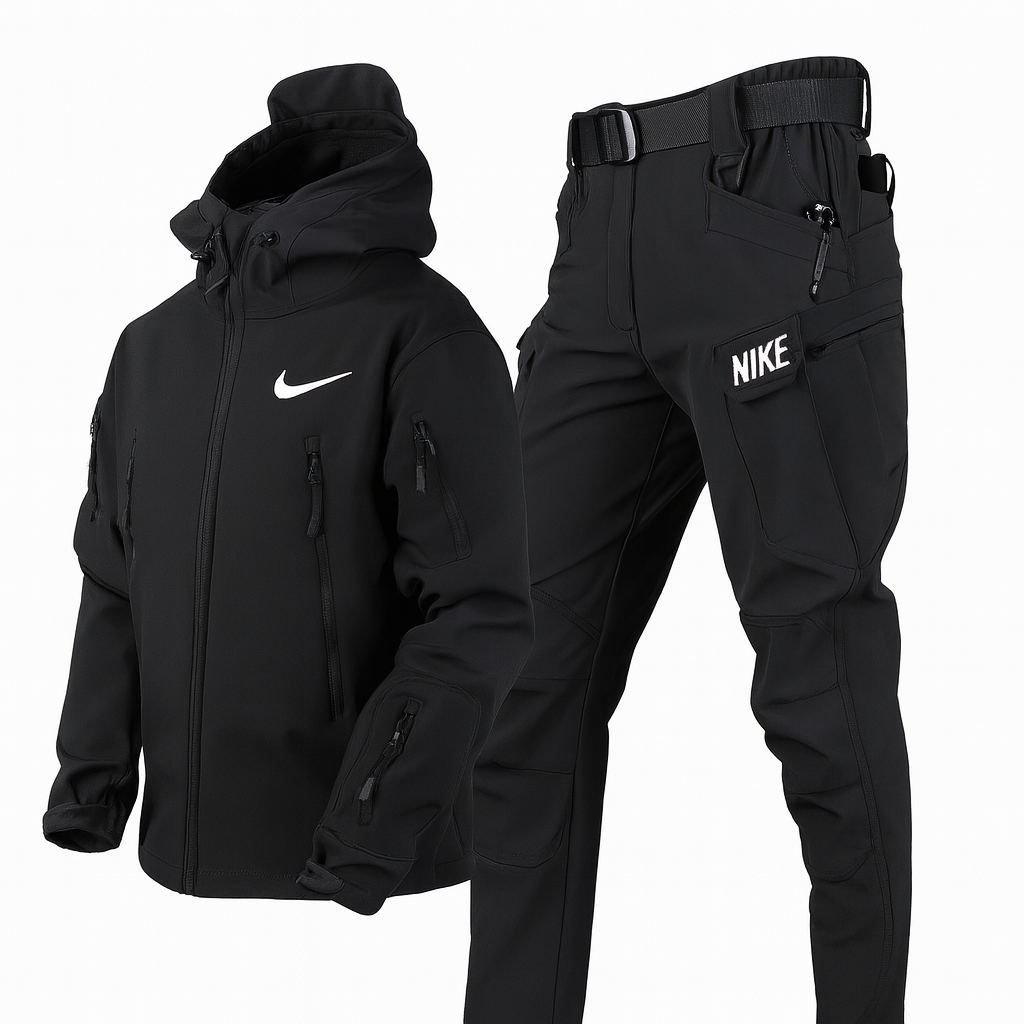 Ensemble veste et pantalon avec ceinture