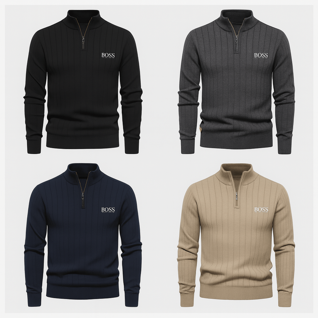Kit de pull zippé 100 % coton Obtenez les 4 couleurs pour le prix de 1 - Verona Botique