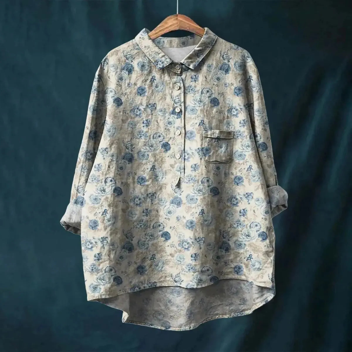 Santina™ | Chemise florale élégante - Verona Botique