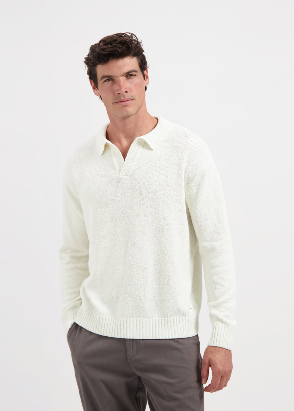 Émile™ – Polo en maille écrue