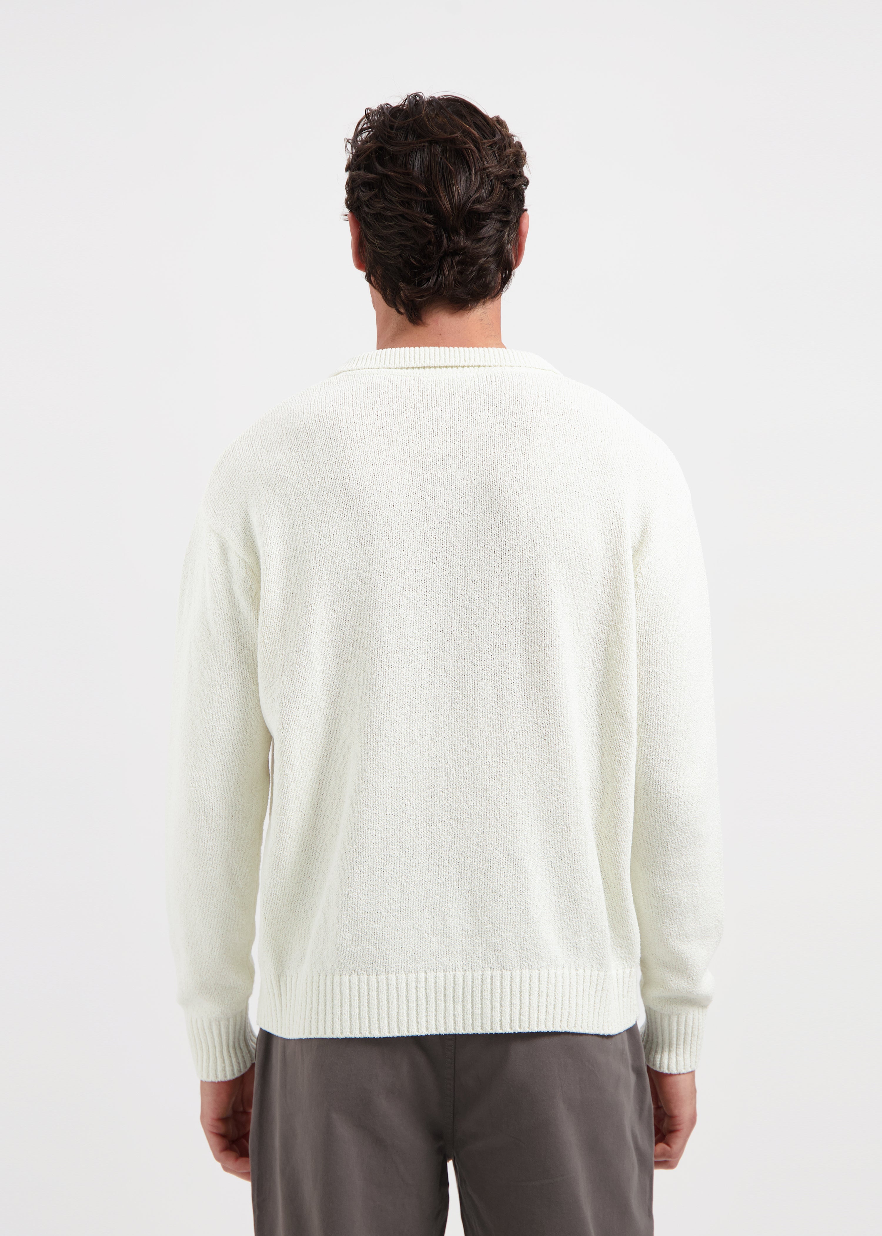 Émile™ – Polo en maille écrue