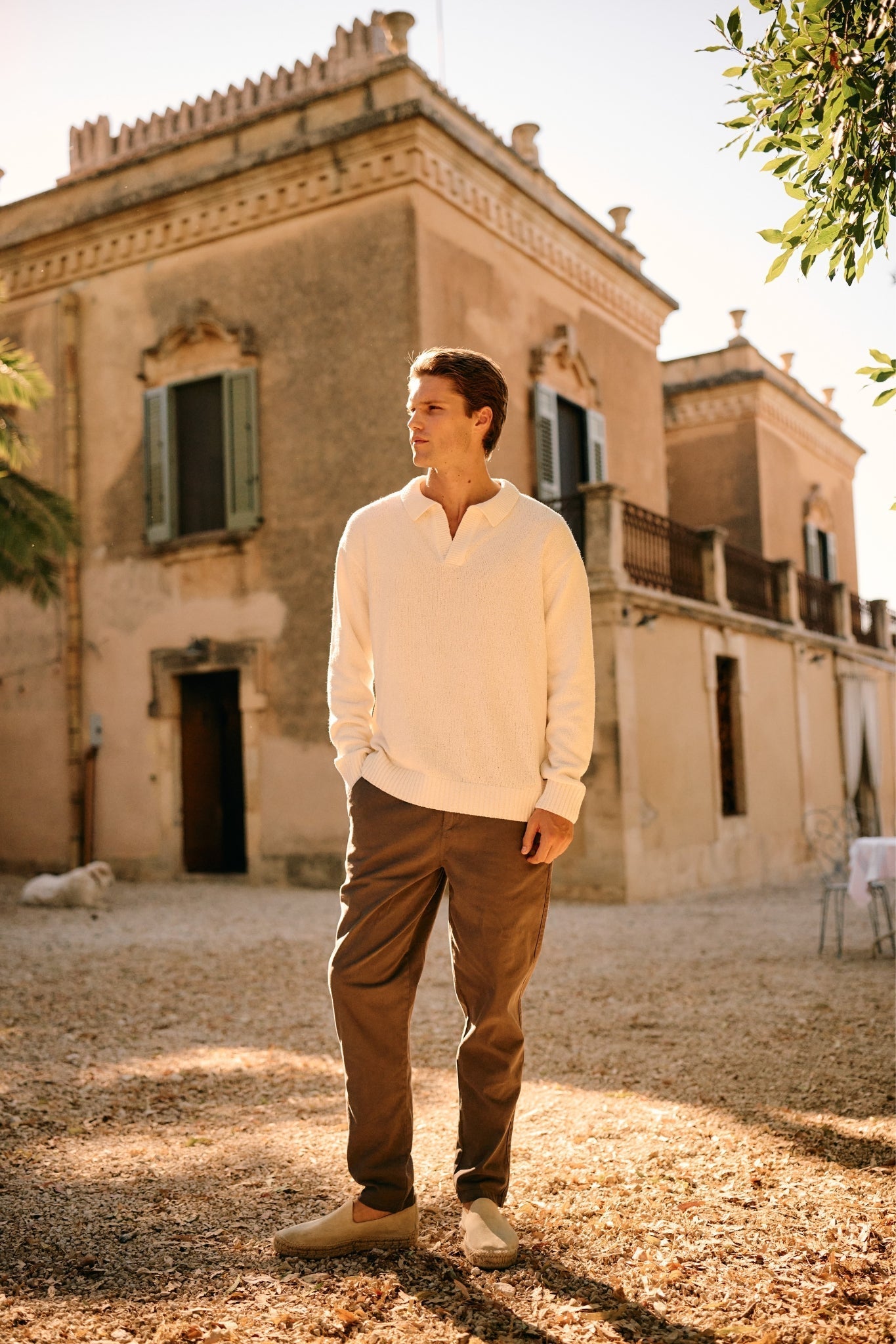 Émile™ – Polo en maille écrue