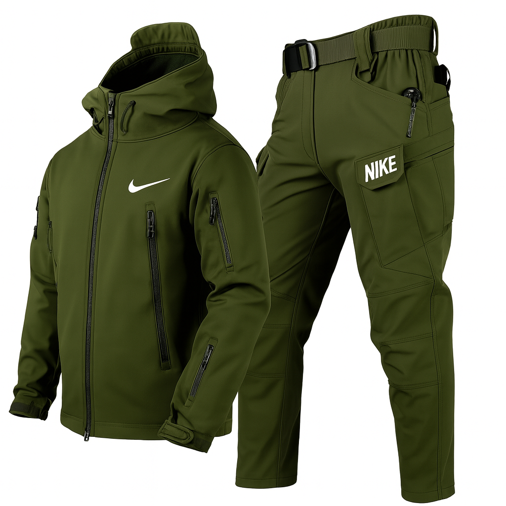Ensemble veste et pantalon avec ceinture