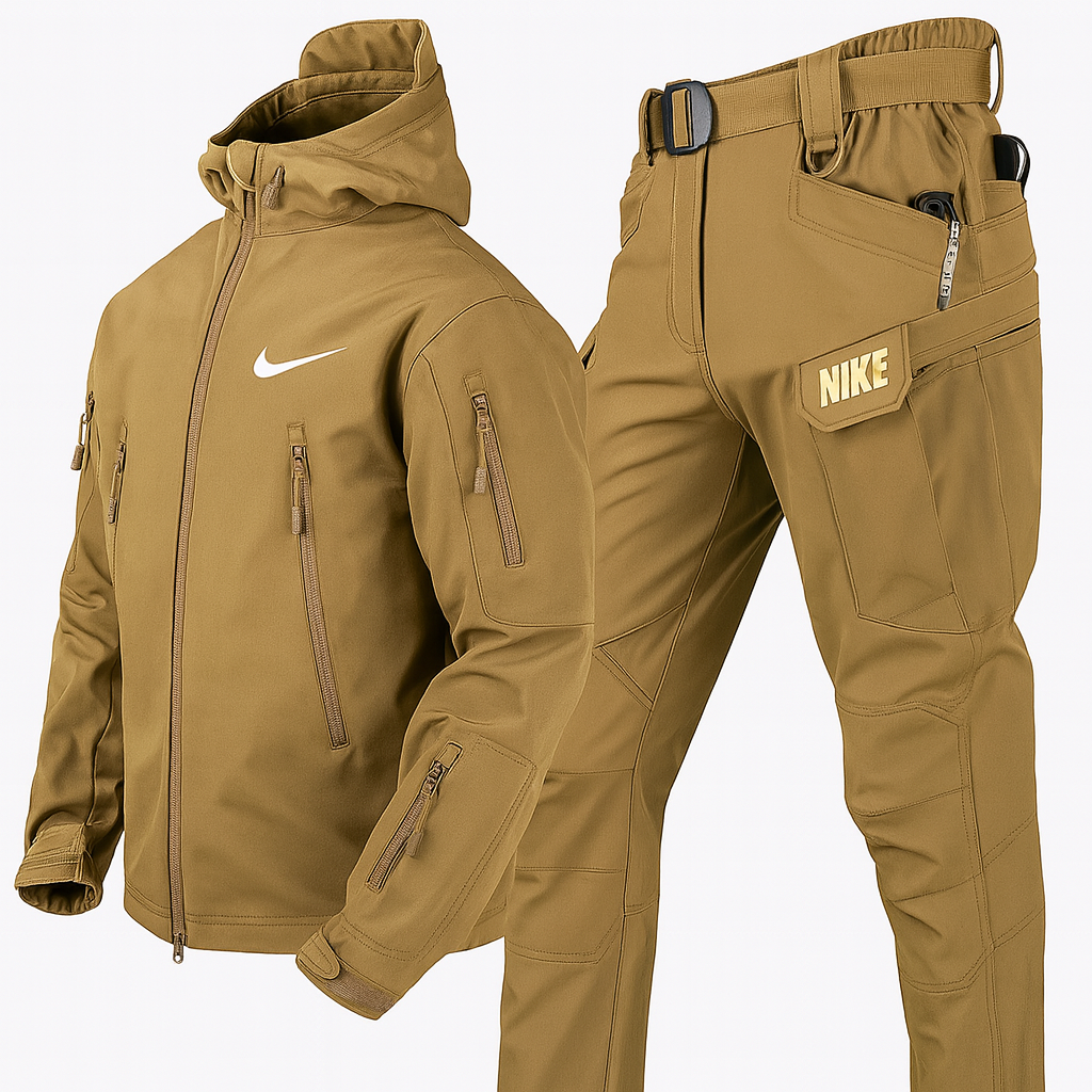 Ensemble veste et pantalon avec ceinture