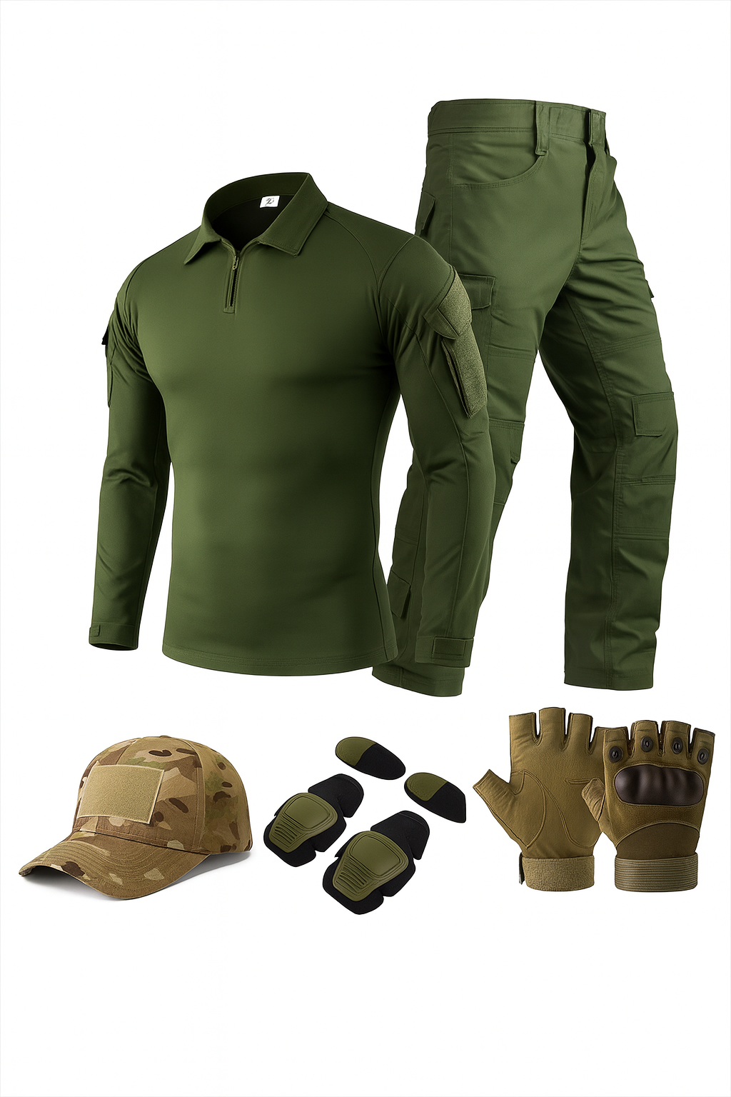 Ensemble Tactique Militaire Camouflé Outdoor