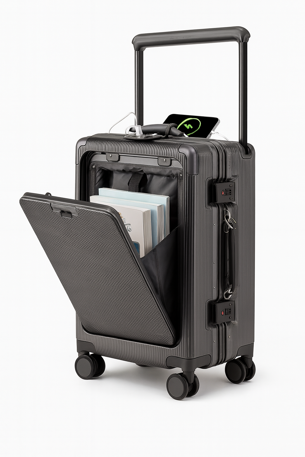 Valise de voyage Premium Multi-Fonction avec sécurité totale 20 inch