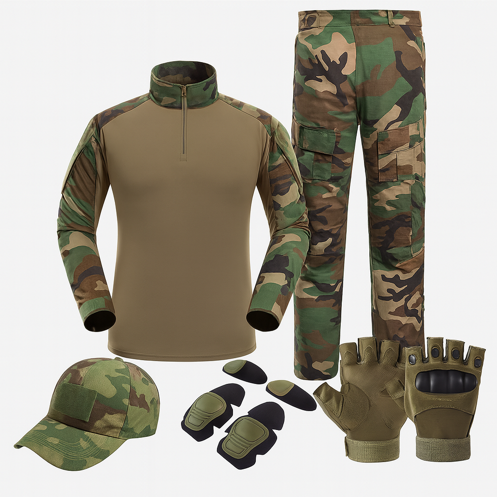 Ensemble Tactique Militaire Camouflé Outdoor