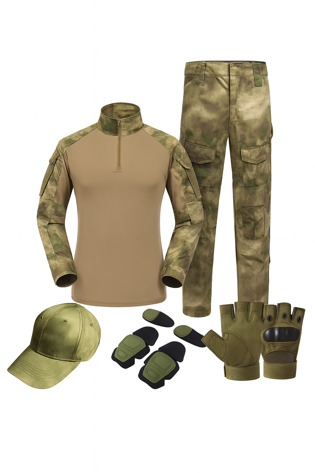 Ensemble Tactique Militaire Camouflé Outdoor