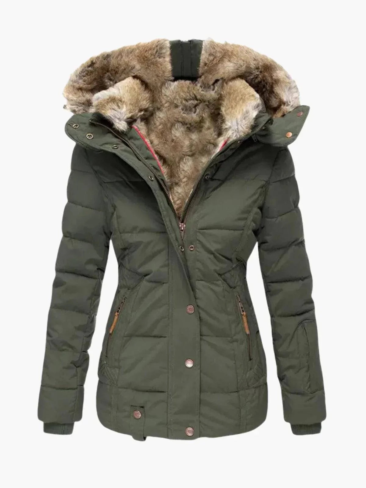 Anna | Veste d'hiver en fourrure