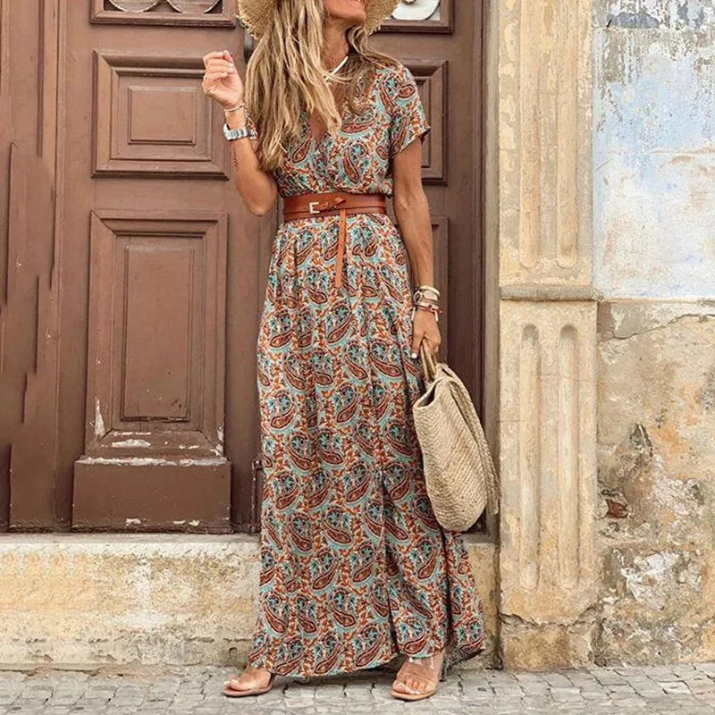 Robe Fleurie Amaya – L’Été en Version Bohème Chic