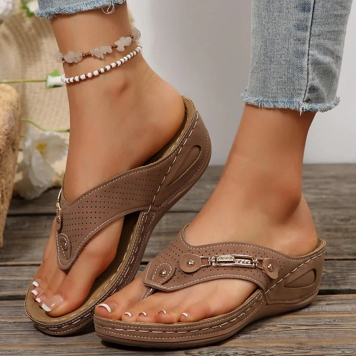 Clara™ – Sandales Orthopédiques d'Été à Semelle Confort
