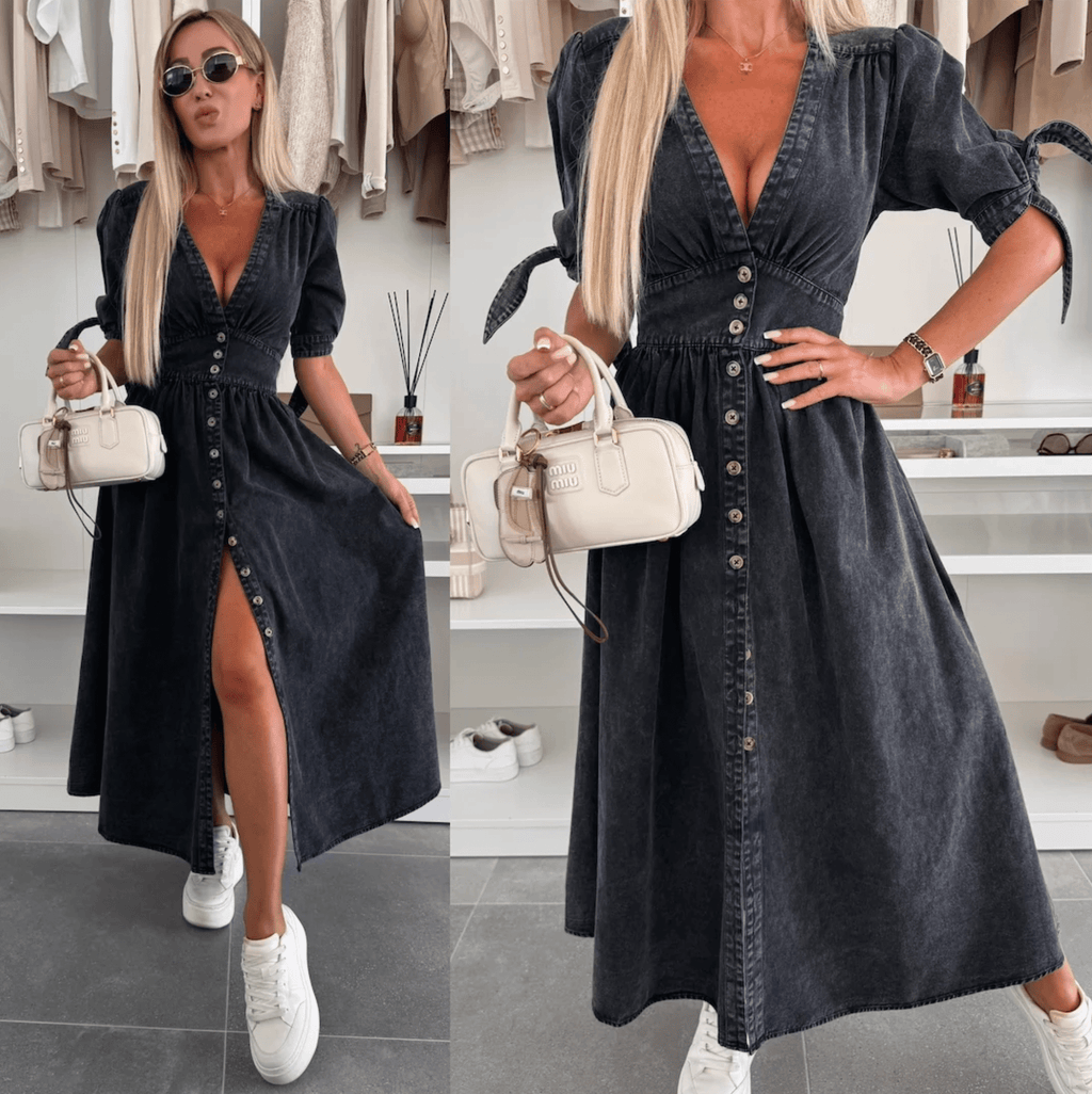 Ivanka | Robe en denim éclatante