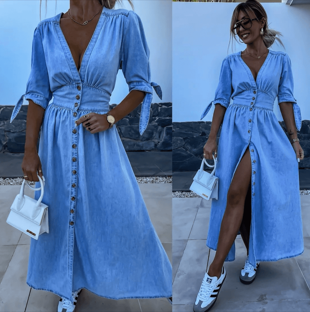Ivanka | Robe en denim éclatante
