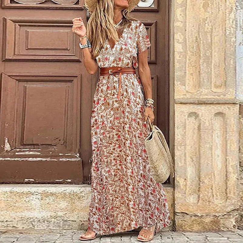 Robe Fleurie Amaya – L’Été en Version Bohème Chic