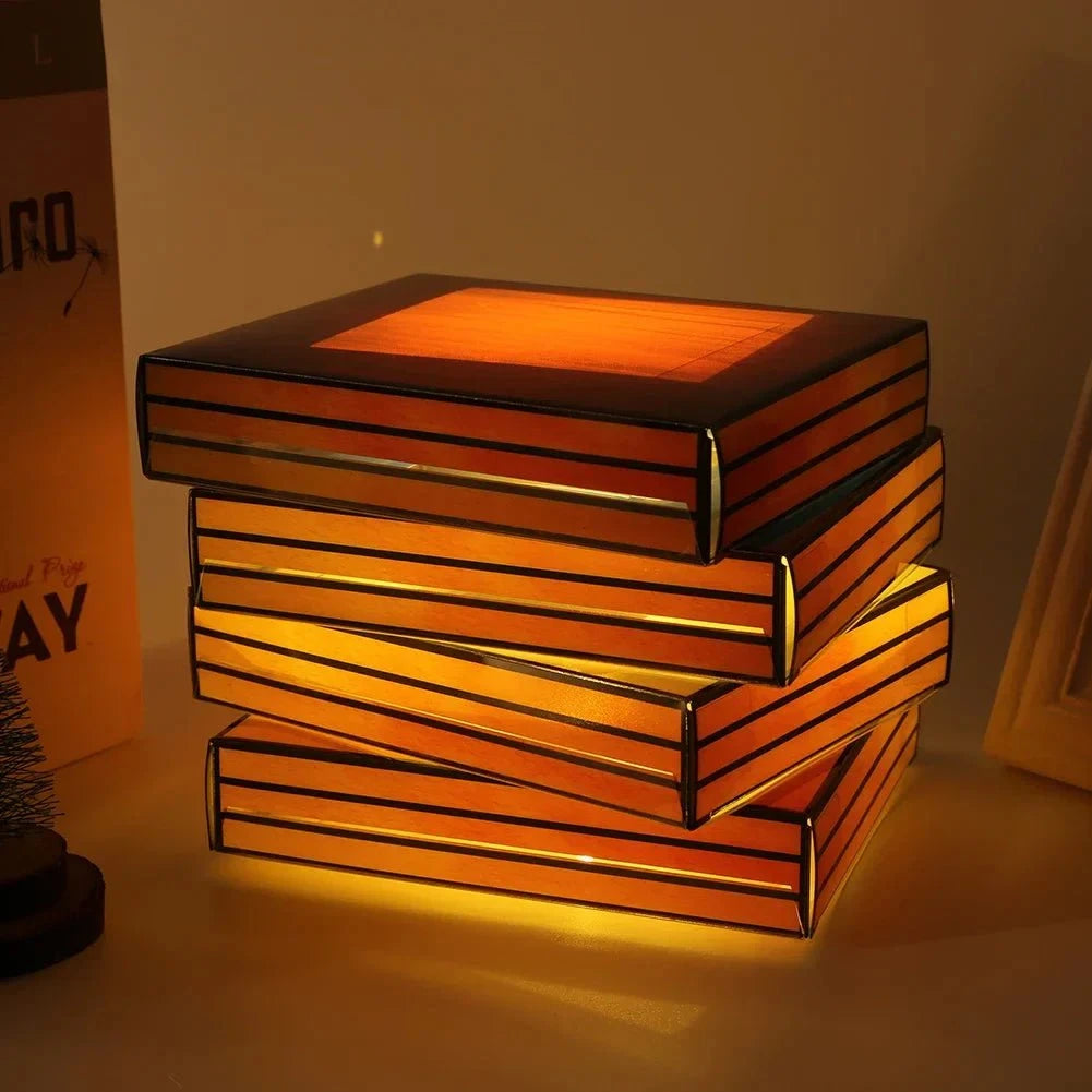 Lampe de chevet artisanale en vitrail – Pièce unique faite à la main