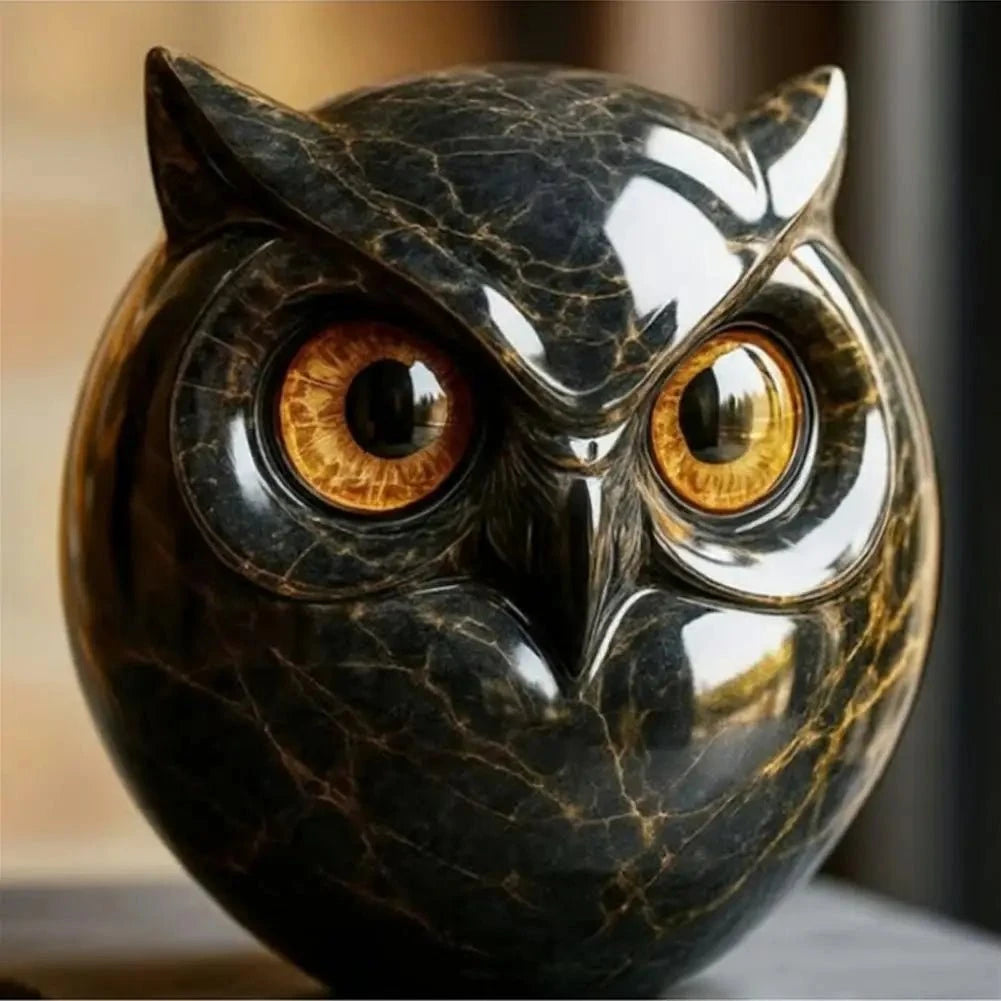 Lunaris™ – Sculpture de tête de chouette