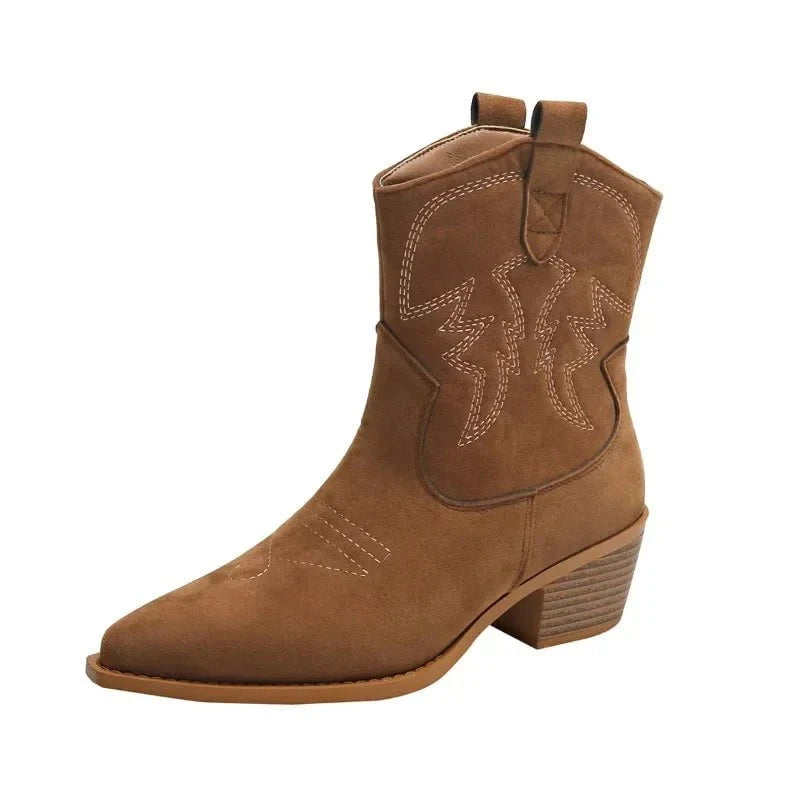 Camargue™ – Bottines western en suède haut de gamme