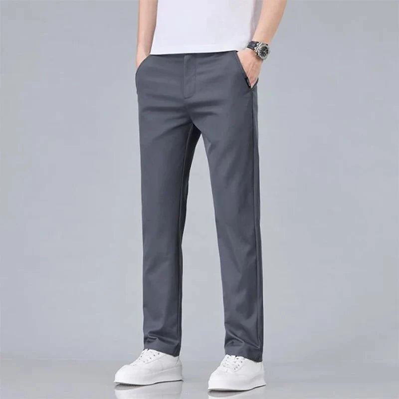 Pantalon homme classique – Élégance minimaliste, confort stretch