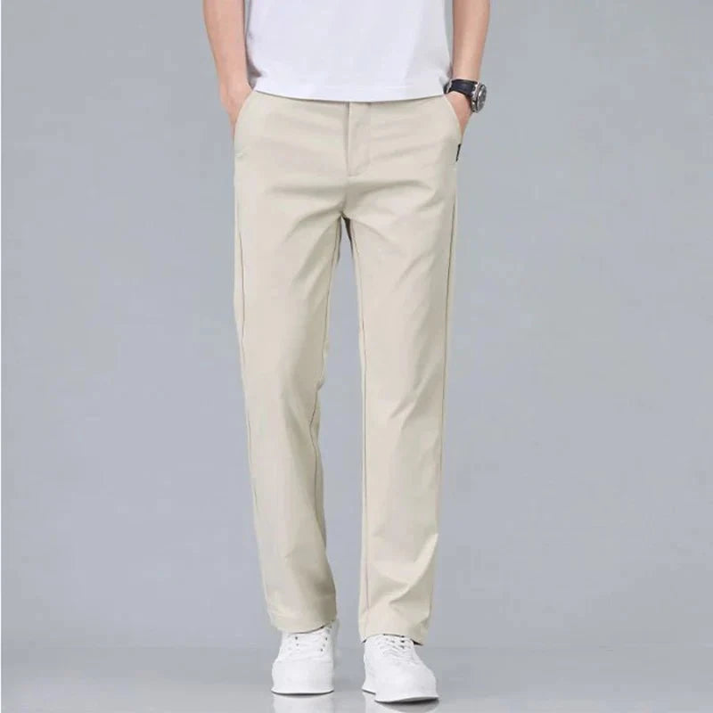 Pantalon homme classique – Élégance minimaliste, confort stretch