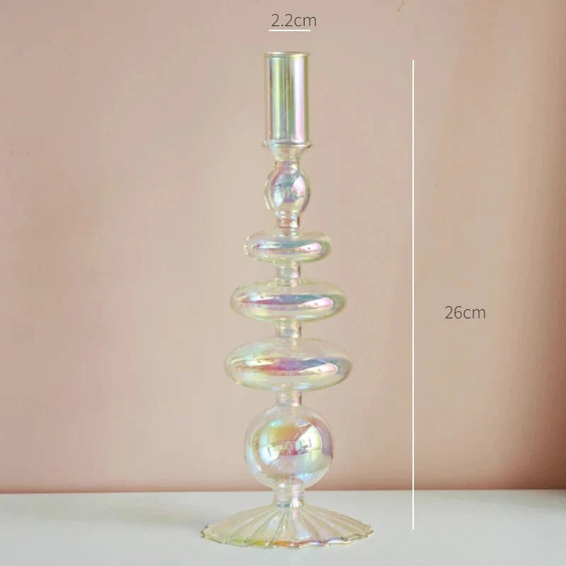 Bougeoirs & Vases en Cristal – Œuvres soufflées à la main