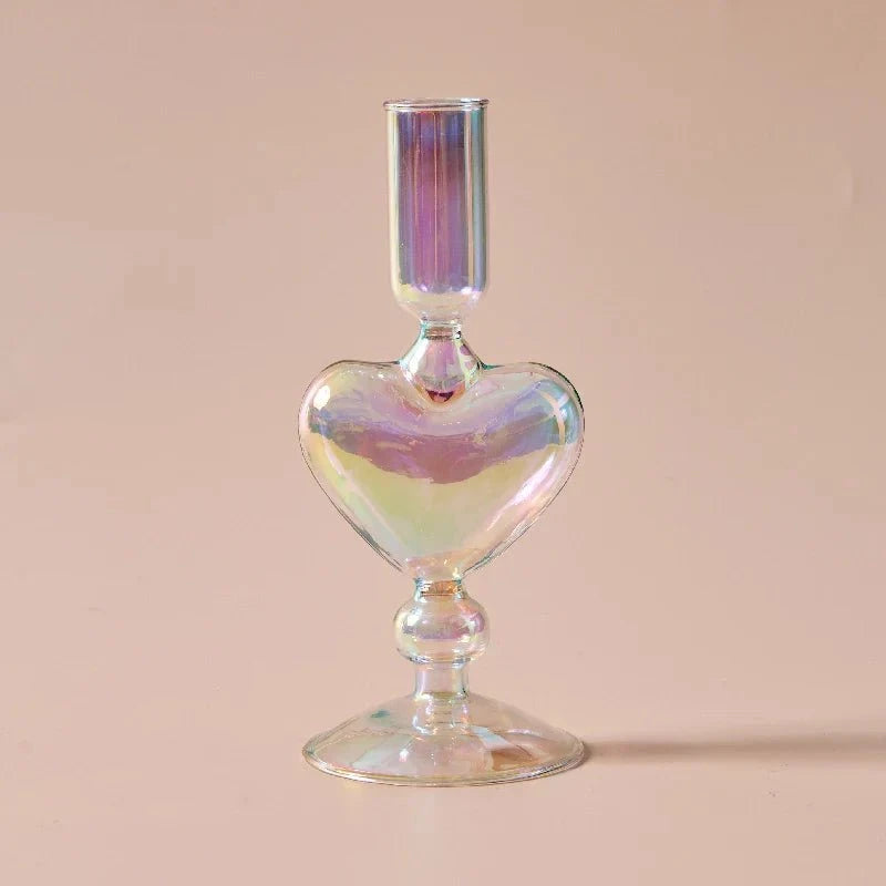 Bougeoirs & Vases en Cristal – Œuvres soufflées à la main