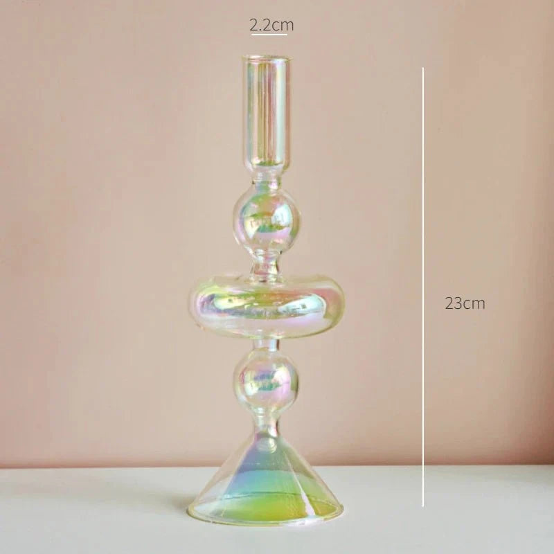 Bougeoirs & Vases en Cristal – Œuvres soufflées à la main