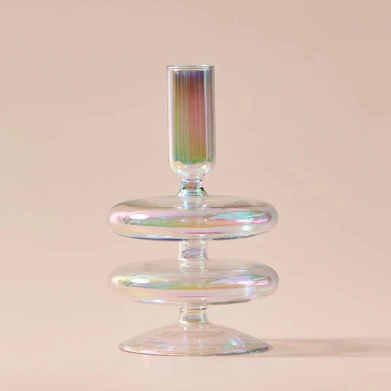 Bougeoirs & Vases en Cristal – Œuvres soufflées à la main