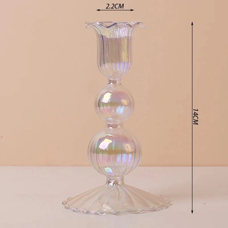 Bougeoirs & Vases en Cristal – Œuvres soufflées à la main