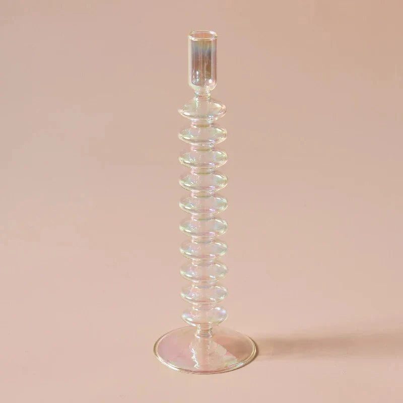 Bougeoirs & Vases en Cristal – Œuvres soufflées à la main