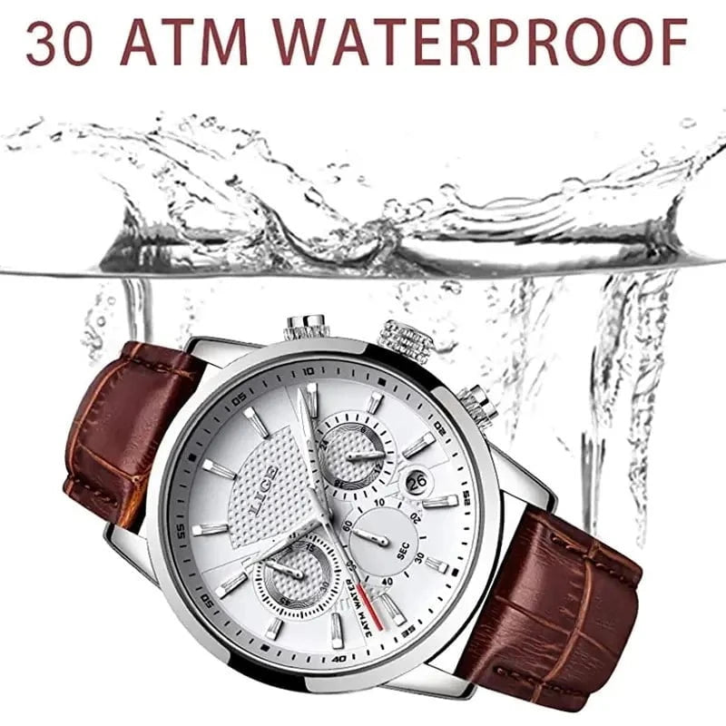 LIGE™ Chronographe Homme – Élégance, Précision, Présence.