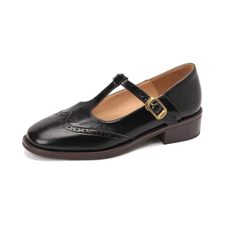 Juliette™ – Mocassins Mary Jane en cuir lisse
