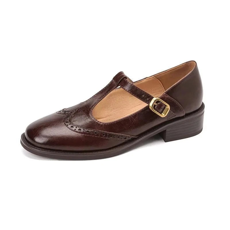 Juliette™ – Mocassins Mary Jane en cuir lisse