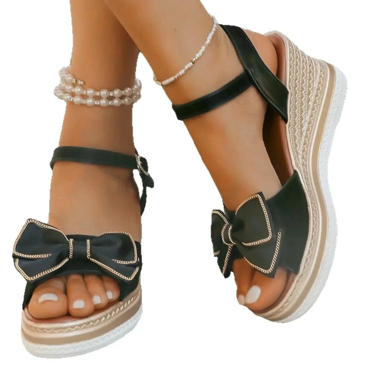 Sandales orthopédiques compensées femme – Élégance et confort