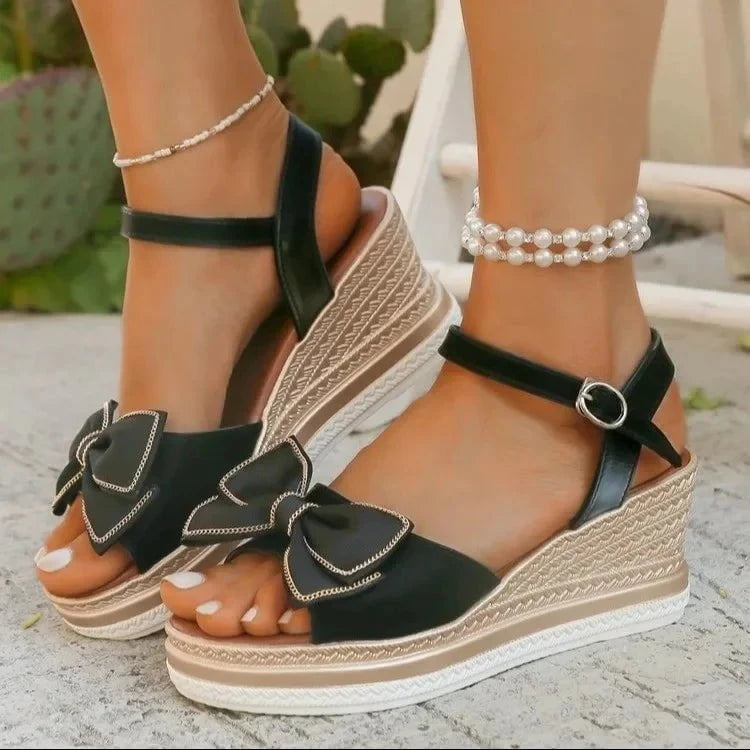Sandales orthopédiques compensées femme – Élégance et confort