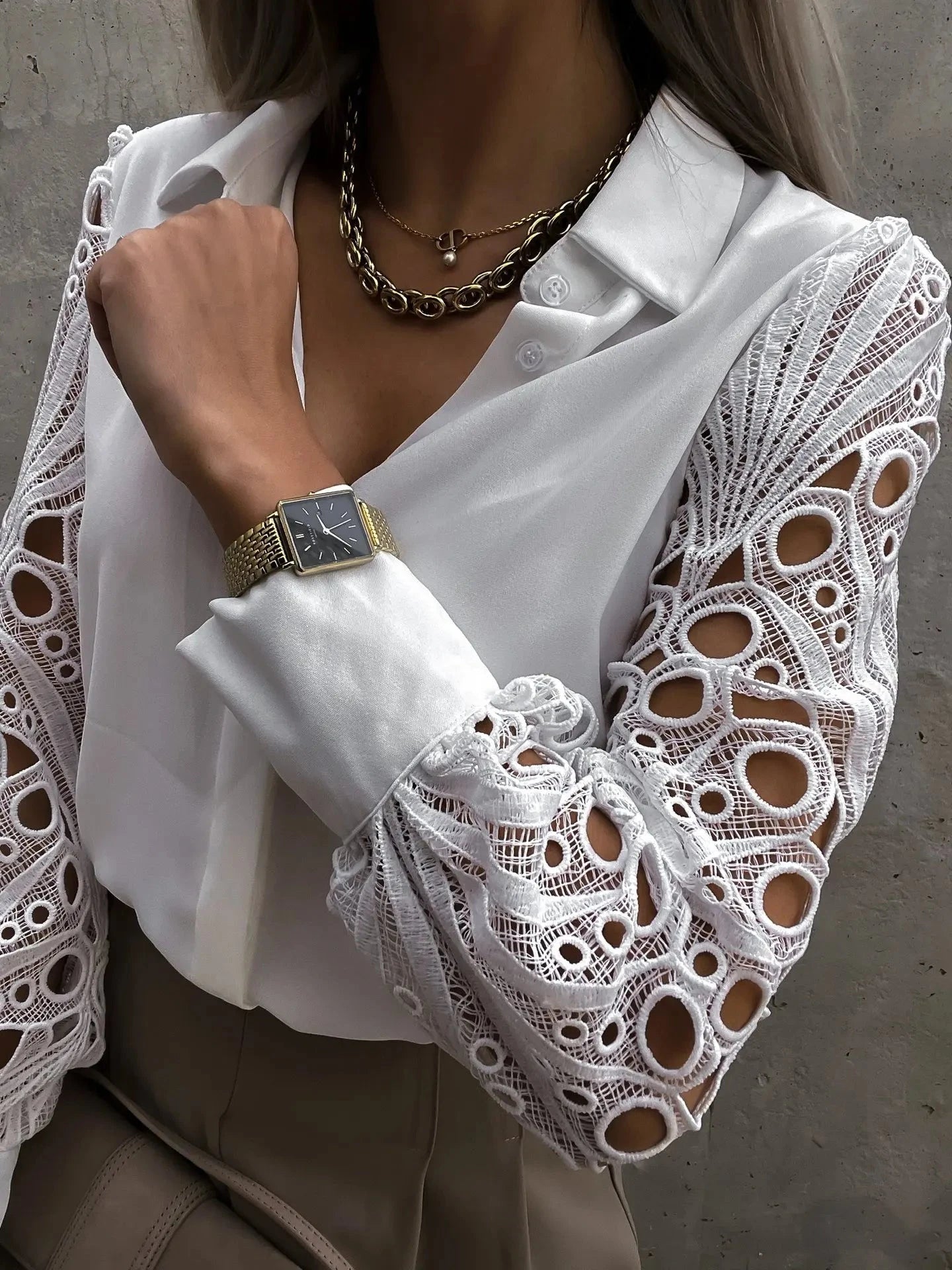 Élise™ – La blouse en chiffon qui capte tous les regards