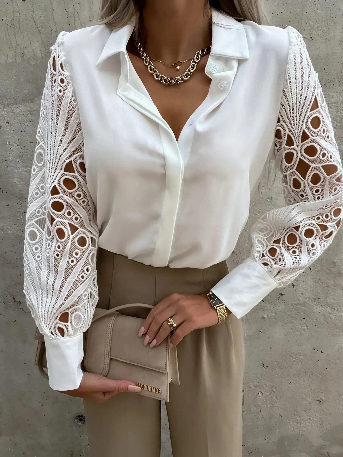 Élise™ – La blouse en chiffon qui capte tous les regards