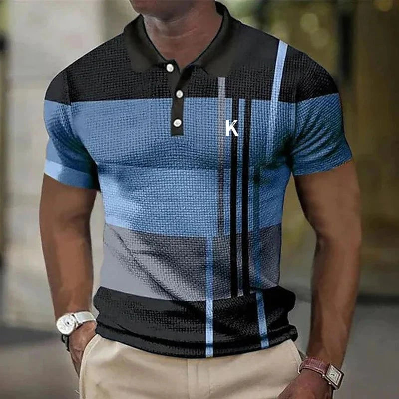 Lazare™ – polo à motif graphique