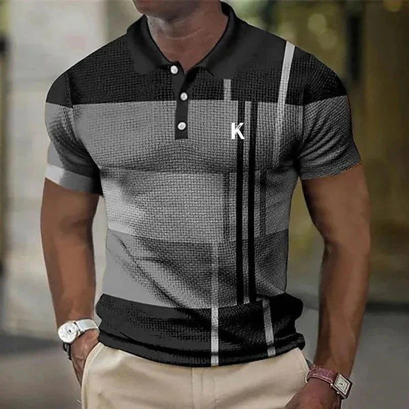 Lazare™ – polo à motif graphique