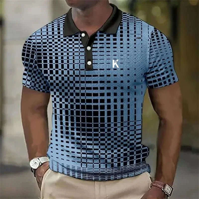 Lazare™ – polo à motif graphique
