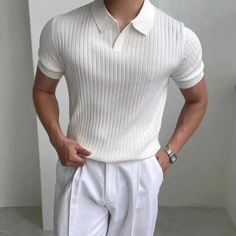 Vento™ – Polo Slim Fit Côtelé