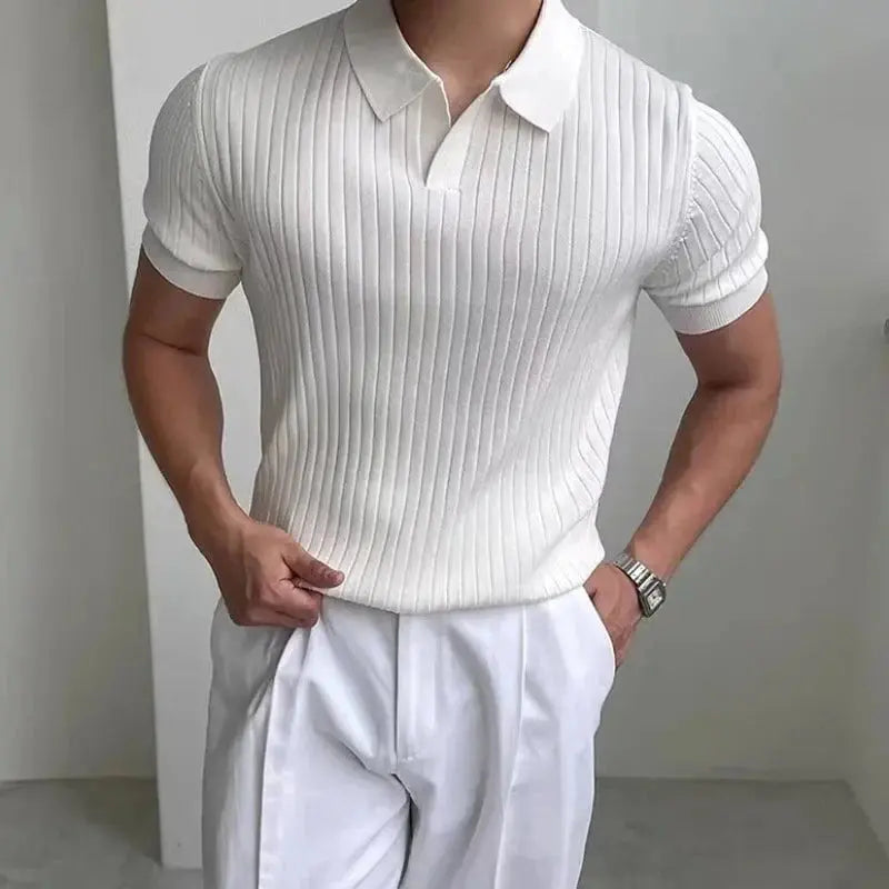 Vento™ – Polo Slim Fit Côtelé