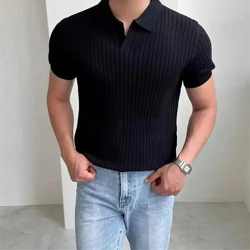 Vento™ – Polo Slim Fit Côtelé