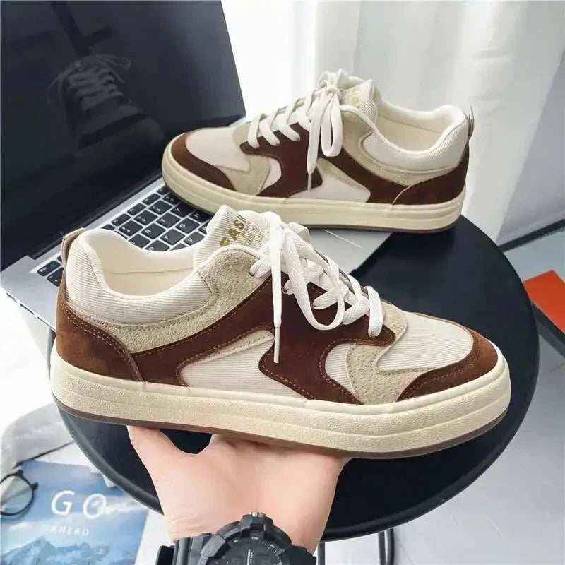 Bastien™ – Sneakers en toile rétro