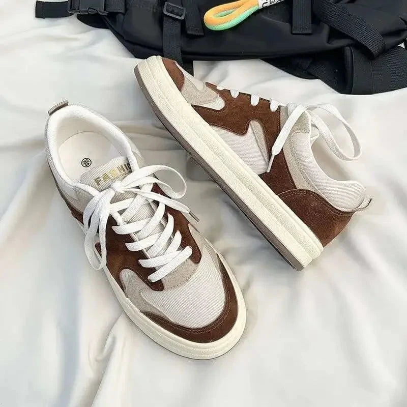 Bastien™ – Sneakers en toile rétro
