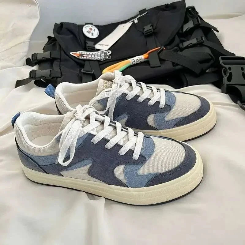 Bastien™ – Sneakers en toile rétro