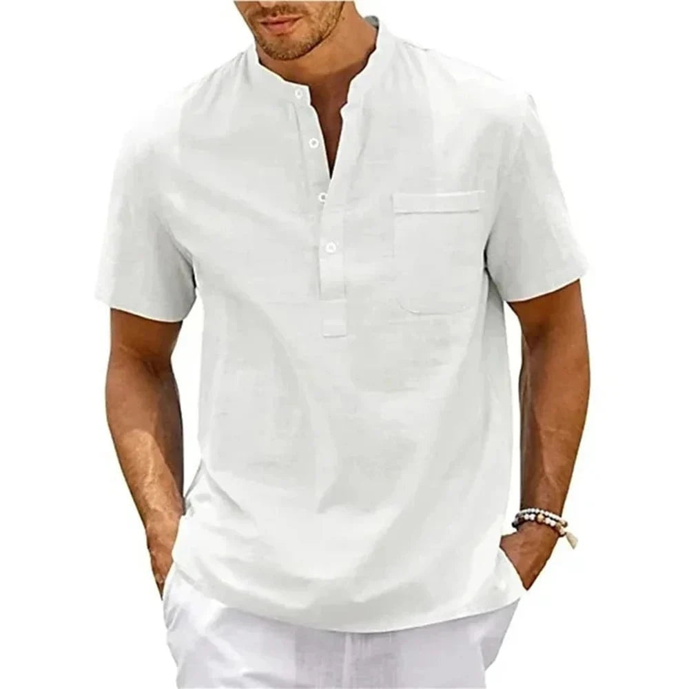 Chemise Éloi™ – Rayures Libres, Élégance Décontractée