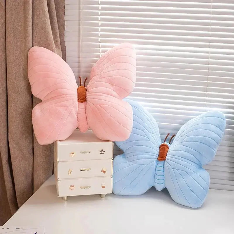 🦋 Lunaria™ – Coussin Papillon en Velours 40 cm