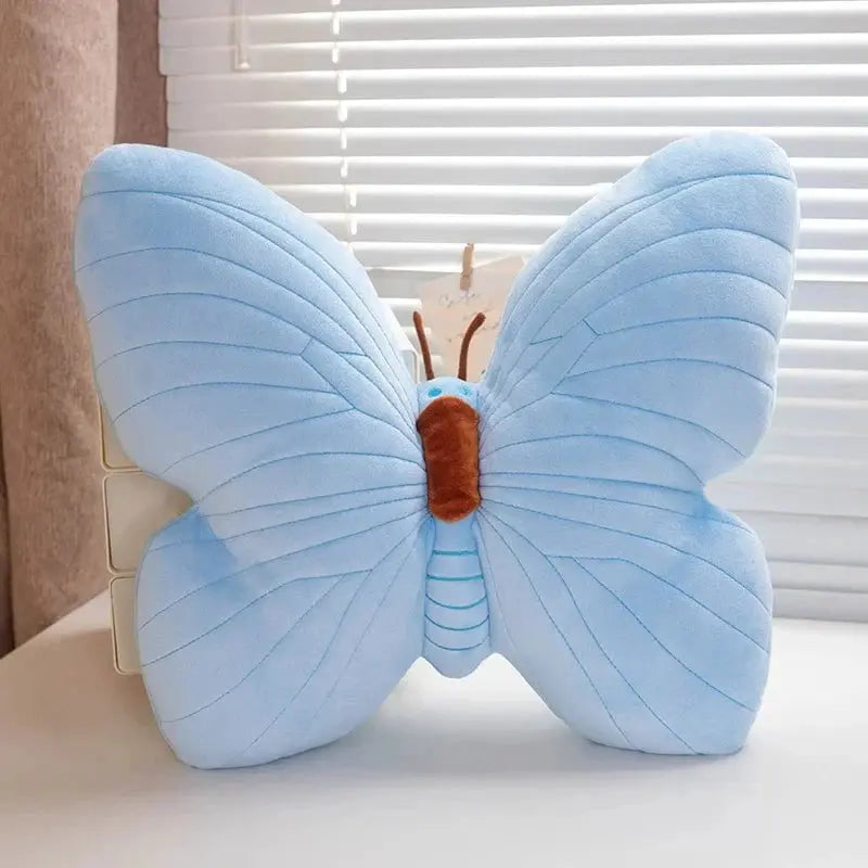 🦋 Lunaria™ – Coussin Papillon en Velours 40 cm