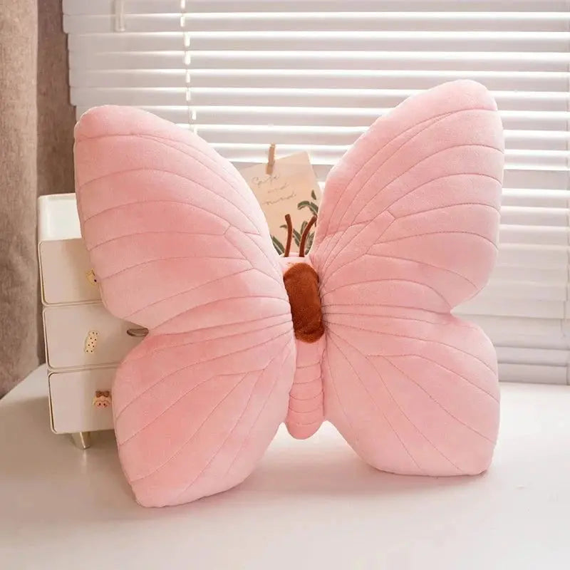 🦋 Lunaria™ – Coussin Papillon en Velours 40 cm