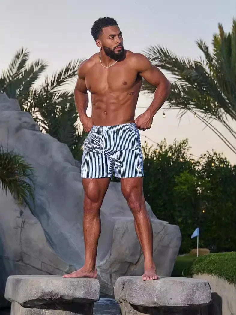 Émile™ – Le Short de Bain Rayé qui Allie Style et Confort